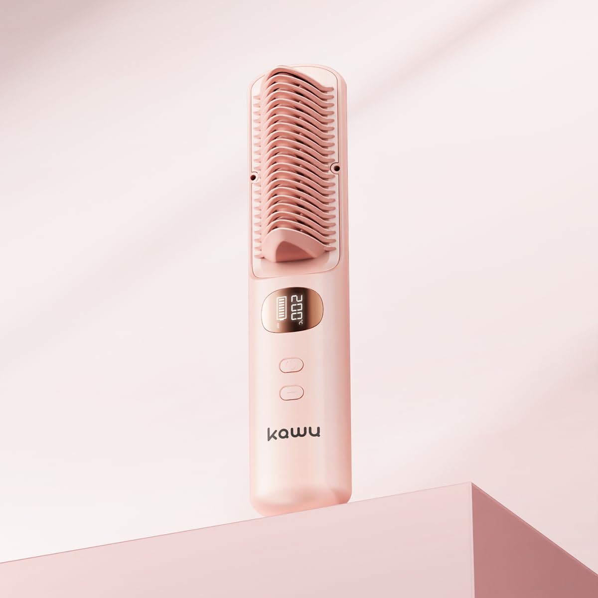 Amazon | KAWU ヘアアイロン ストレートアイロン ヒートブラシ 三角